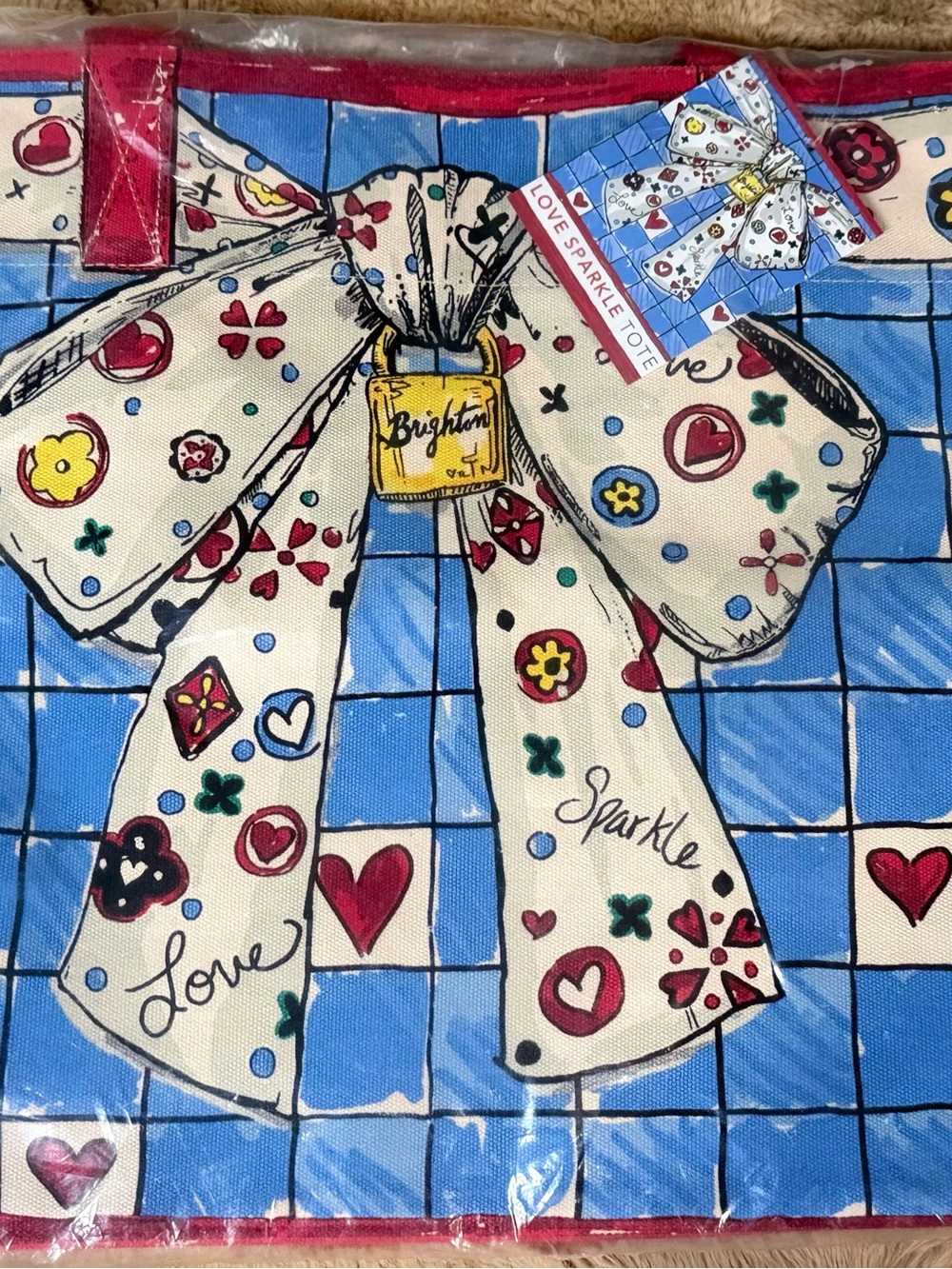 Brighton Love Sparkle Tote Bag